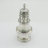 Queen Anne Britannia Silver Armorial Caster Antique 1705 Charles Adam