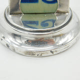 Edwardian Sterling Silver Desk Calendar Antique 1908 London