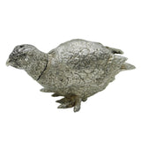 Cast Sterling Silver Partridge Bird Pepper Shaker Vintage 1981 London