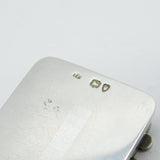 Sterling Silver & Blue-White Enamel Pair of Whist Playing Card Markers Antique c1880 London