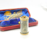 Emergency English One Pound £1 Note 9ct Gold Charm or Pendant Vintage 1981