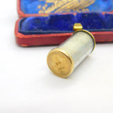 Emergency English One Pound £1 Note 9ct Gold Charm or Pendant Vintage 1981