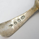 George III Sterling Silver Shell Bowl Tea Caddy Spoon Antique 1792 London