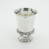 19th Century Russian .84 Silver Floral Wine Chalice Goblet c1890 Antique