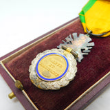 Boxed French 3rd Republic Médaille Militaire Antique c1915 WW1-era