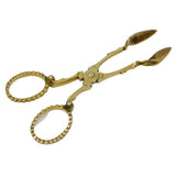 Scottish Victorian Sterling Silver Gilt Sugar Nips Antique 1892 Glasgow Victorian