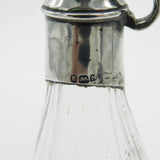 Georgian Sterling Silver Mounted Cut Glass Cruet Sauce Jug 1807 London Antique