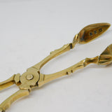 Scottish Victorian Sterling Silver Gilt Sugar Nips Antique 1892 Glasgow Victorian