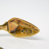 Scottish Victorian Sterling Silver Gilt Sugar Nips Antique 1892 Glasgow Victorian