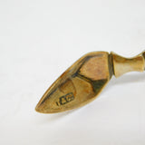 Scottish Victorian Sterling Silver Gilt Sugar Nips Antique 1892 Glasgow Victorian