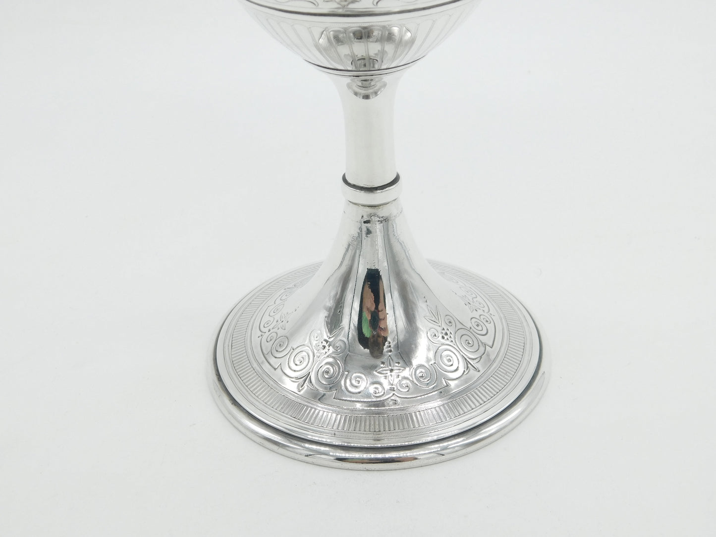 Large Victorian Sterling Silver Chalice Communion Cup 1875 London Antique