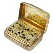 George IV Sterling Silver Vinaigrette Antique 1825 London William Fearn
