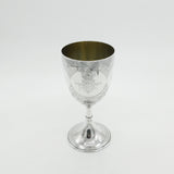 Large Victorian Sterling Silver Chalice Communion Cup 1875 London Antique