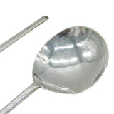 George III Pair of Sterling Silver Elizabethan Style Slip Top Spoons Antique London