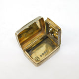 George IV Sterling Silver Vinaigrette Antique 1825 London William Fearn