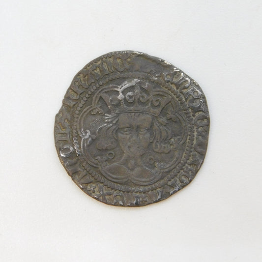 King Henry VI Early Milled Silver Groat Calais Annulet Medieval 1422-1430