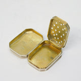 George III Sterling Silver Floral Pattern Vesta Case Antique 1810 Birmingham