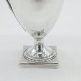 George III Sterling Silver Pedestal Cream Jug Antique 1794 London