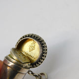 Sampson Mordan Victorian Sterling Silver Bugle Horn Vinaigrette Antique 1870 Victorian