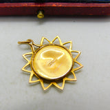 WW1-era 9ct Yellow Gold & Enamel British, French, Belgian Allied Pendant c1915