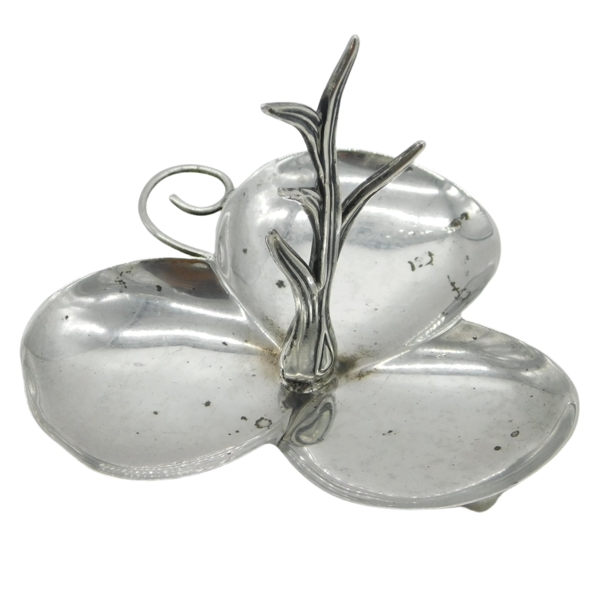 Antique Silver Ring Tree Dish