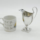George III Sterling Silver Pedestal Cream Jug Antique 1794 London