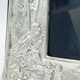 Edwardian Sterling Silver Fairy & Goblin Picture Frame Antique 1907 Birmingham