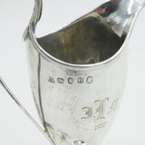 George III Sterling Silver Pedestal Helmet Cream Jug Antique 1788 London AF