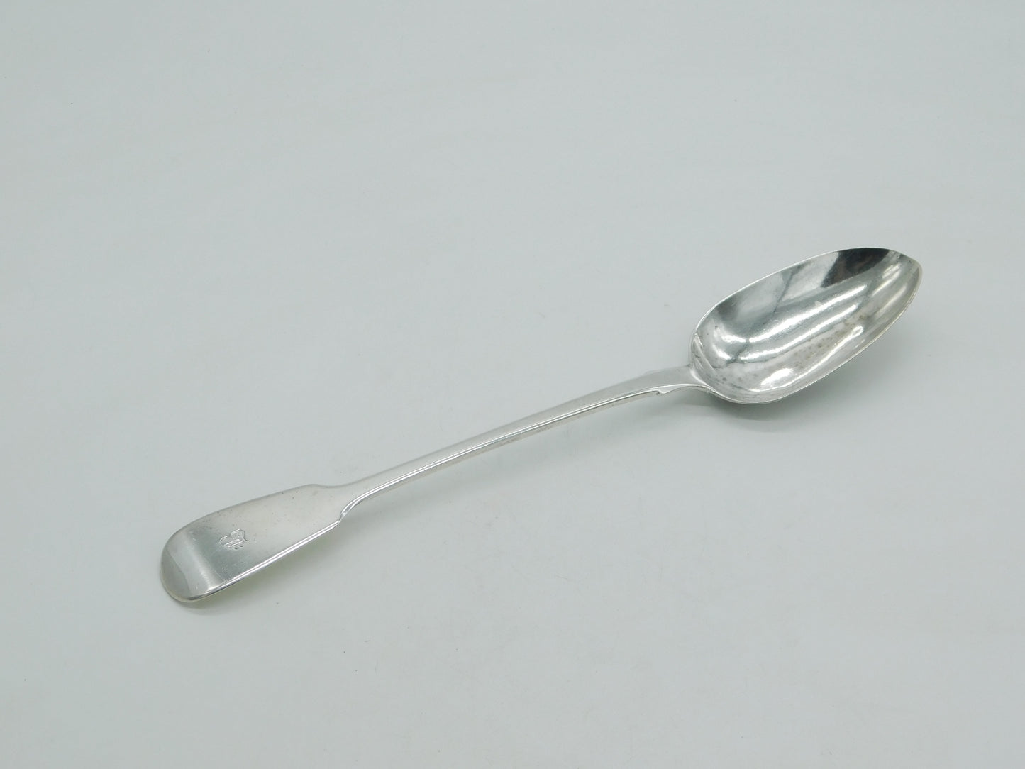 William IV Sterling Silver 'B' Initial Basting Spoon Antique 1833 London