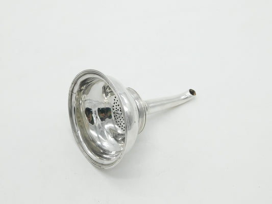 Georgian Sterling Silver Wine Funnel 1791 London Antique Charles Chesterman II