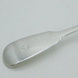 William IV Sterling Silver 'B' Initial Basting Spoon Antique 1833 London