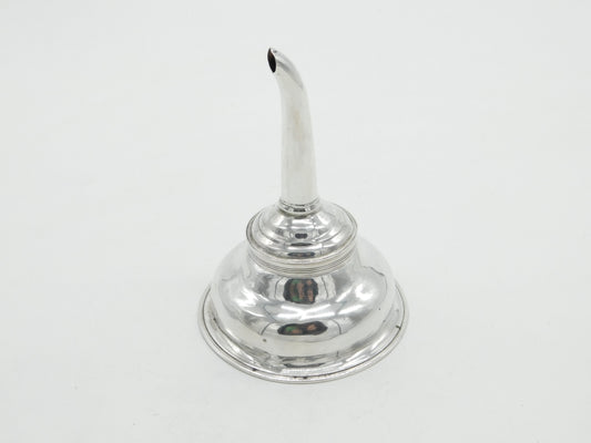 Georgian Sterling Silver Wine Funnel 1791 London Antique Charles Chesterman II