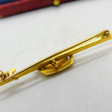 9ct Yellow Gold Royal Navy Sweetheart Brooch WW1 Antique c1915