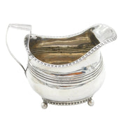 Provincial George III Sterling Silver Cream Jug Antique c1810 Exeter William Woodman