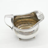 Provincial George III Sterling Silver Cream Jug Antique c1810 Exeter William Woodman