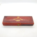 Queen Victoria Maundy Coin Set In Original Display Box 1901 NUNC Condition
