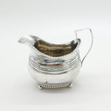 Provincial George III Sterling Silver Cream Jug Antique c1810 Exeter William Woodman