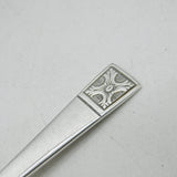 Art Deco Boxed Sterling Silver Tudor Style Teaspoons Set Antique 1937 London