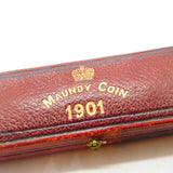 Queen Victoria Maundy Coin Set In Original Display Box 1901 NUNC Condition