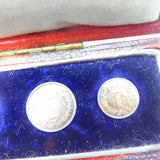 Queen Victoria Maundy Coin Set In Original Display Box 1901 NUNC Condition