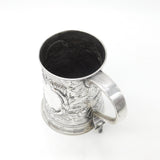 George III Large Sterling Silver Floral Quart Tankard 1766 London John Moore