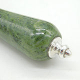 Irish Sterling Silver & Connemara Marble Handled Boxed Cake Slice Vintage Dublin