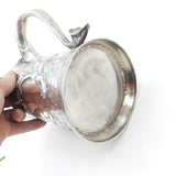 George III Large Sterling Silver Floral Quart Tankard 1766 London John Moore