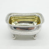 George III Sterling Silver Presentation Salt Cellar Sheep Interest Antique 1814