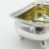 George III Sterling Silver Presentation Salt Cellar Sheep Interest Antique 1814