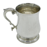 George III Sterling Silver Baluster Pint Tankard Antique 1770 London