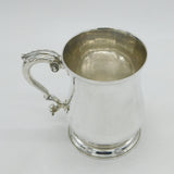 George III Sterling Silver Baluster Pint Tankard Antique 1770 London