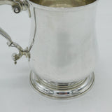 George III Sterling Silver Baluster Pint Tankard Antique 1770 London