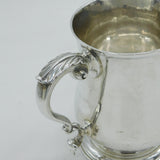 George III Sterling Silver Baluster Pint Tankard Antique 1770 London
