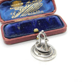 Georgian Sterling Silver Monogram Fob Seal c1770 London Benjamin Bickerton